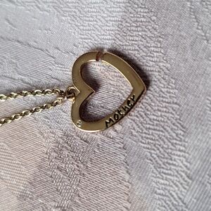 Heart " mother " necklace